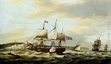 Thomas Luny A Merchant Ship Signaling for a Pilot of the Cliffs of Dover painting